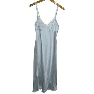 NK Imode Silk Slip Dress Blue Medium